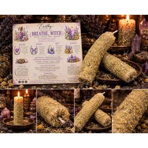 Breathe, Witch Ritual Candle